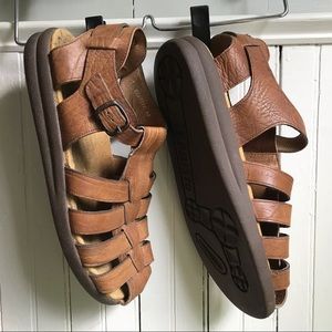 🎉 H.P. Men’s Leather Mephisto Fisherman Sandals 48
